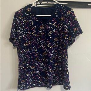 Print Scrub Top